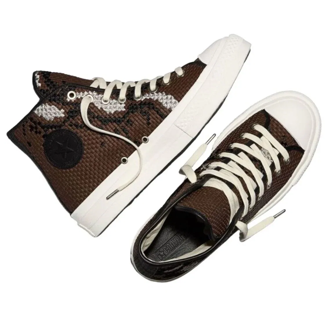 Кеды Converse First String Chuck Taylor 'Woven Leather' A19399C, коричневый — фото 4