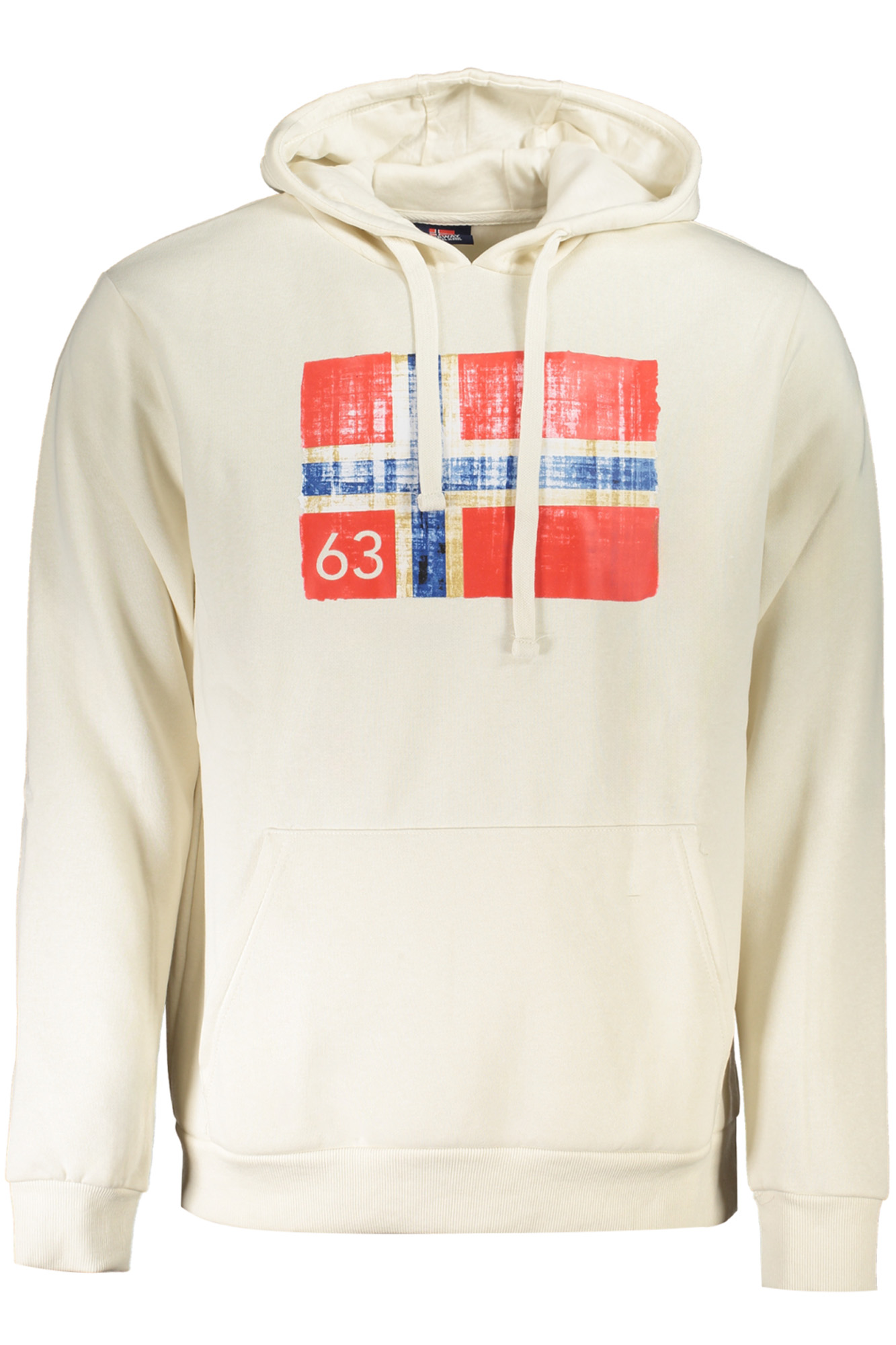 

Толстовка мужская Norway 1963 с логотипом, белый