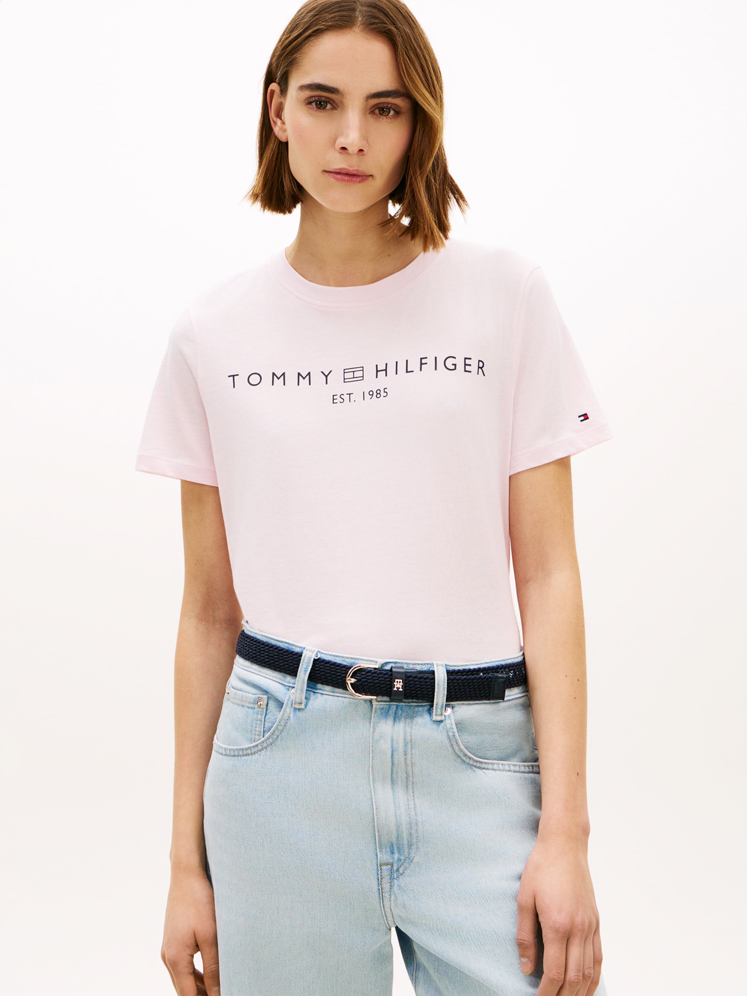 TOMMY HILFIGER Футболка в розовом цвете — фото 3