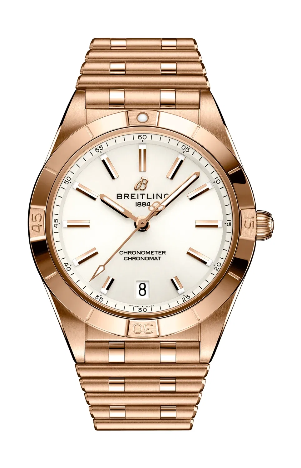ХРОНОМАТ АВТОМАТИК 36 - R10380101A1R1 BREITLING, золотой
