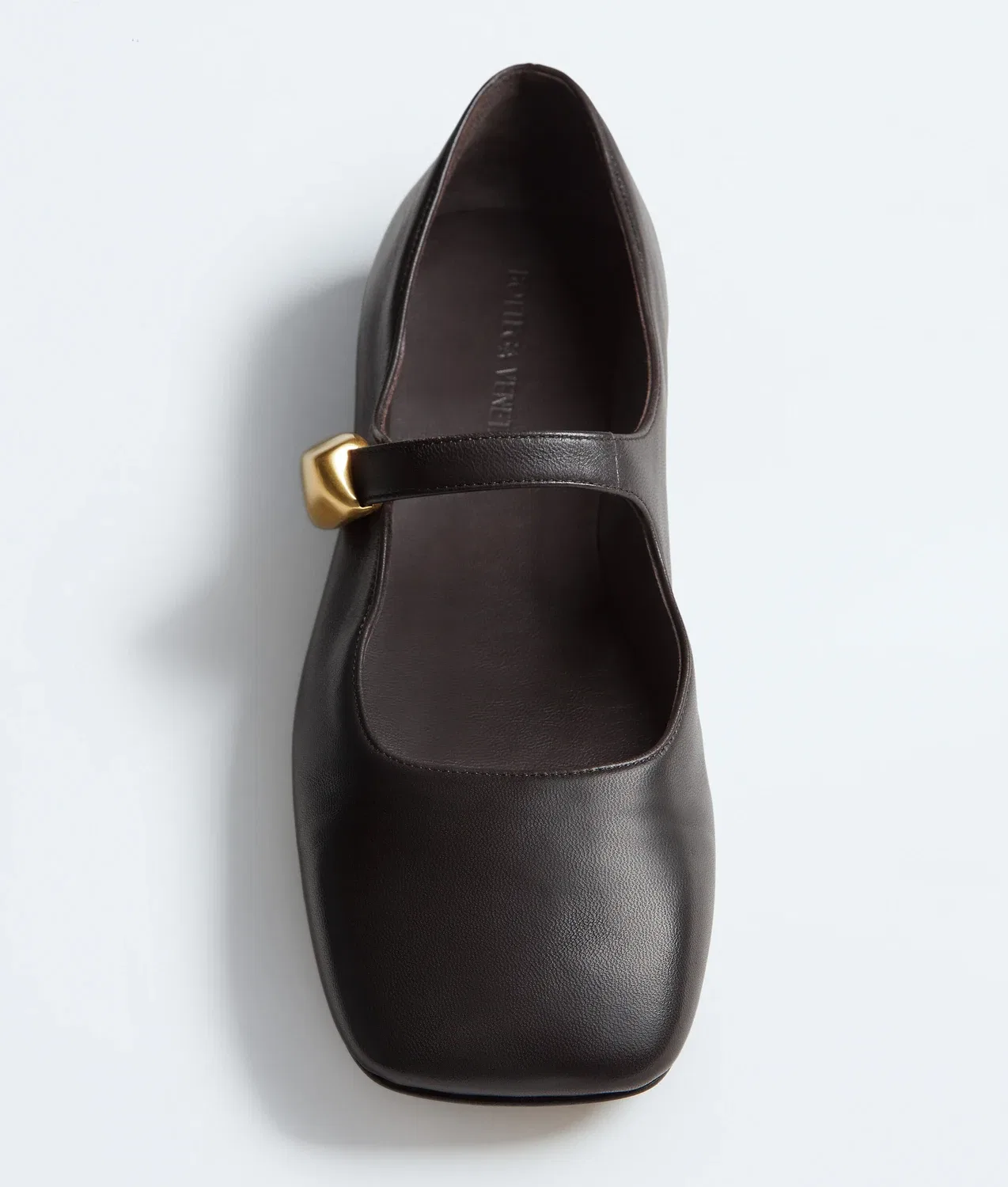 Шарлотта Мэри-Джейн Балерина BOTTEGA VENETA, коричневый — фото 4