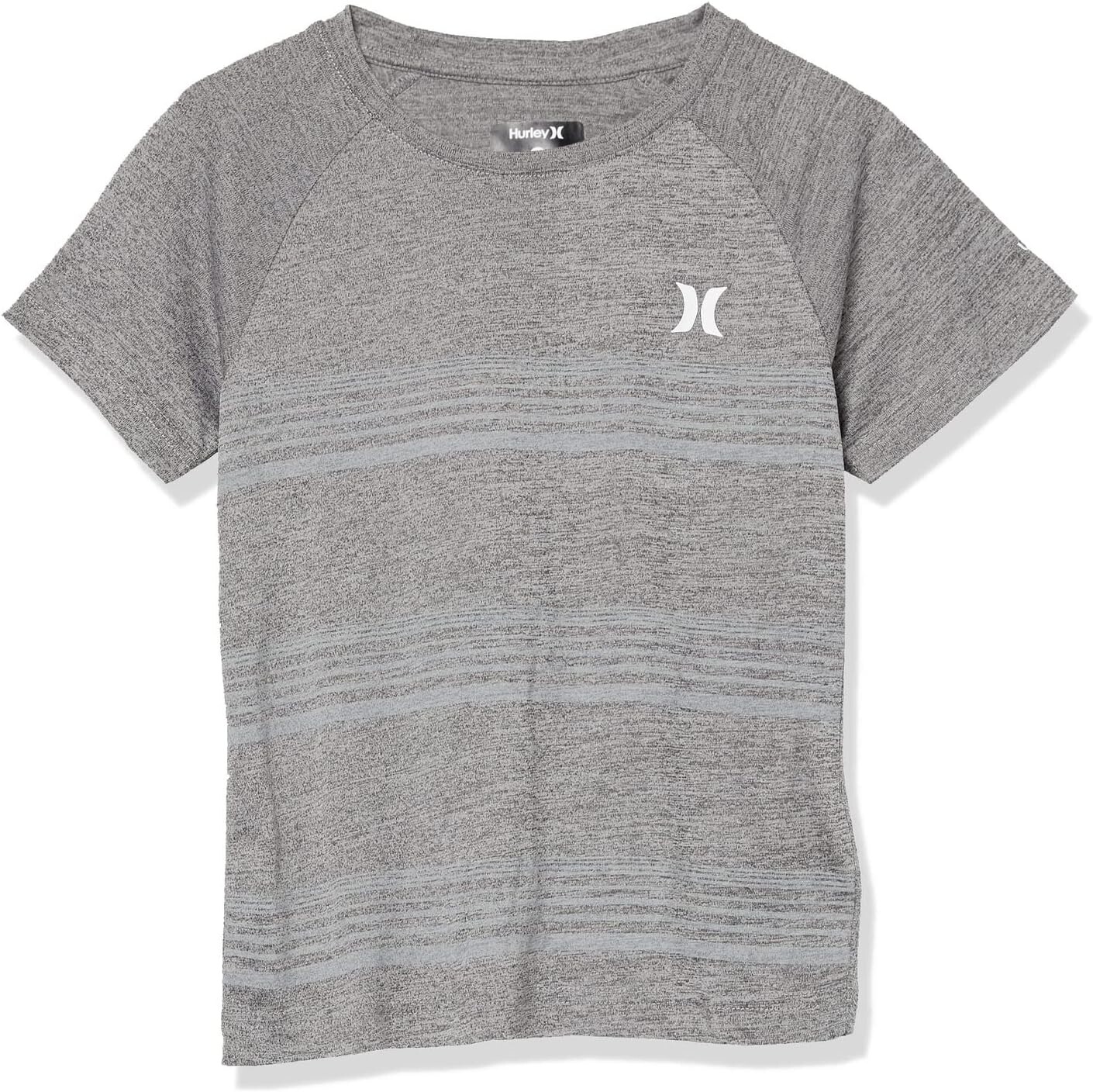 

Рубашка Hurley Kids Striped UPF Shirt, черный