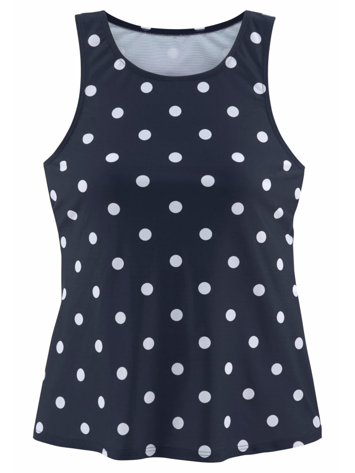 

Рубашка для плавания темно-синего и белого цветов LASCANA