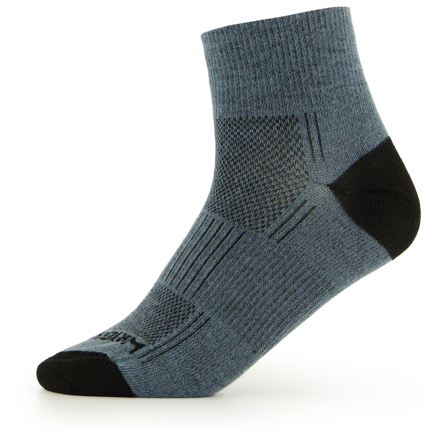 

Походные носки Wrightsock Coolmesh II Quarter, серый