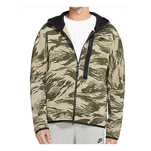 

Куртка sportswear tech fleece hoodie men's stone Nike, серый