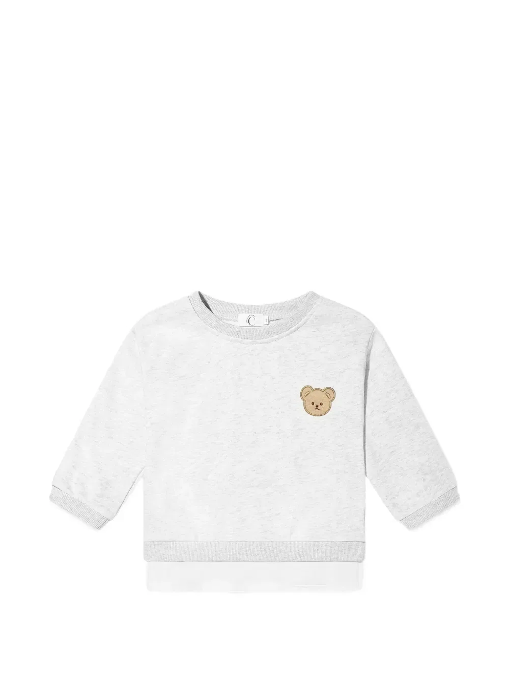 Спортивный костюм Bear-patch Cozy Crew Club, серый — фото 3