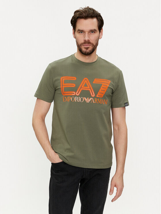 

Футболка стандартного кроя Ea7 Emporio Armani, зеленый