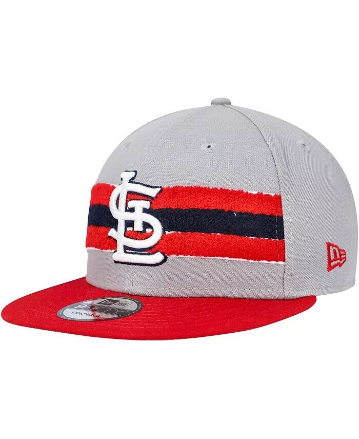 

Мужская серо-красная кепка St. Louis Cardinals Band 9FIFTY Snapback New Era, серый