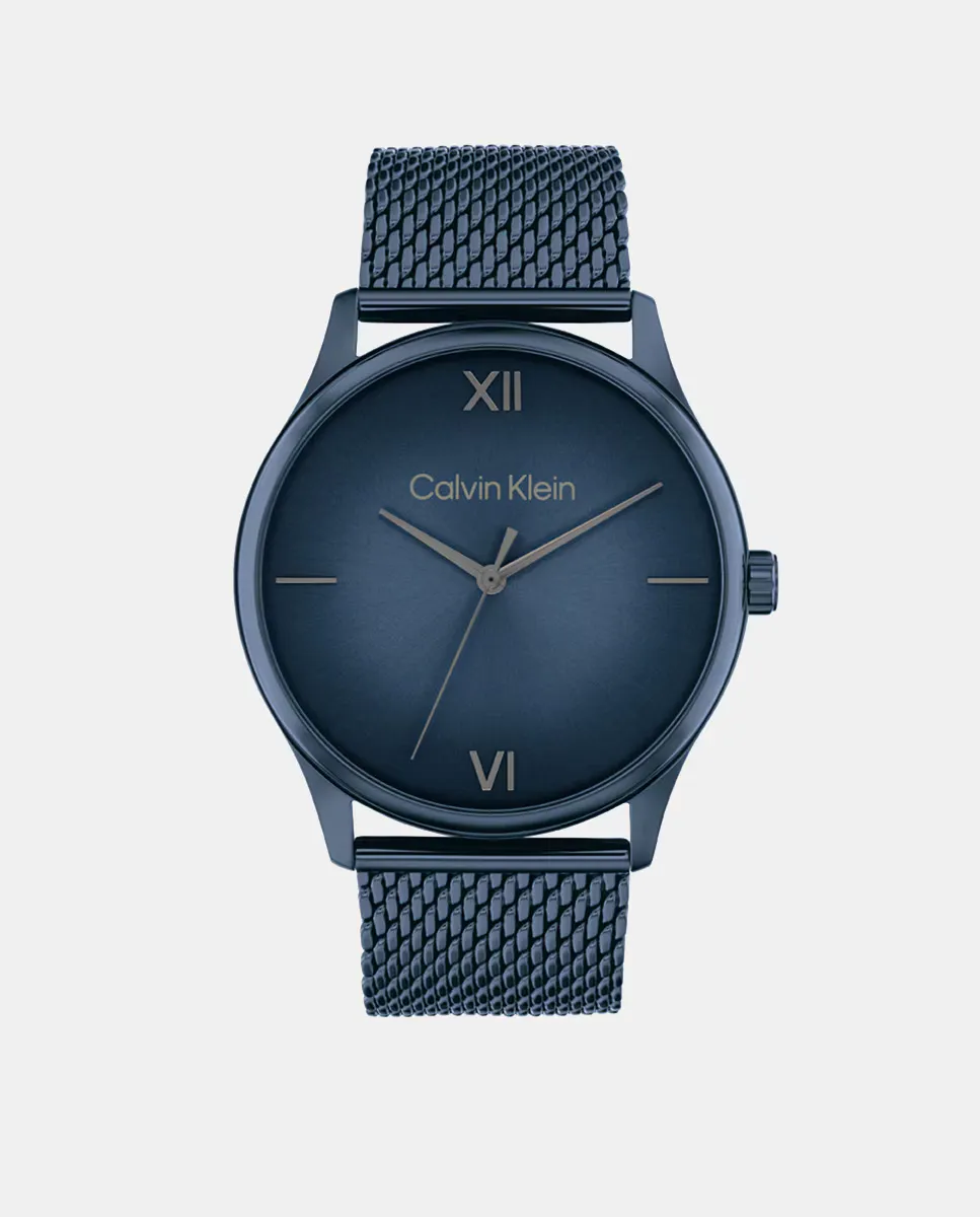 

Ascend 25200451 Мужские часы темно-синие со стальной сеткой Calvin Klein