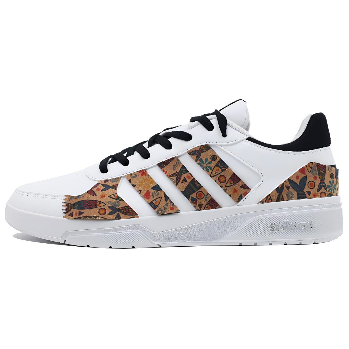 

Кроссовки adidas neo Courtbeat Skateboarding Shoes Men Low-top White/Brown, цвет Oak small fish, Белый, Кроссовки adidas neo Courtbeat Skateboarding Shoes Men Low-top White/Brown, цвет Oak small fish