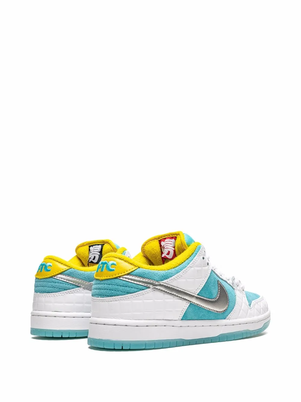Кроссовки Dunk Low FTC Lagoon Pulse Nike, белый — фото 3