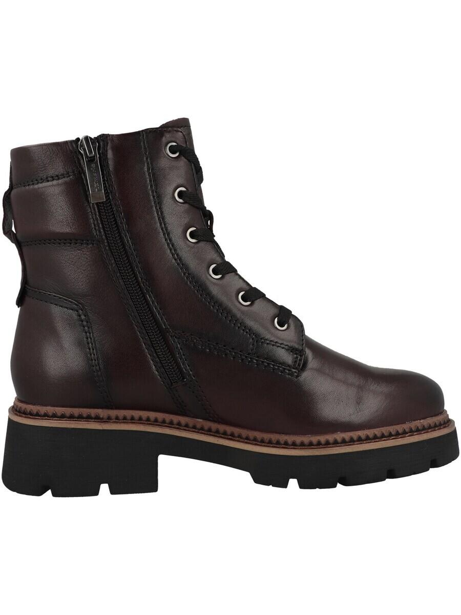 Ботильоны на шнуровке Tamaris Lace-Up Ankle Boots, темно-коричневый — фото 4