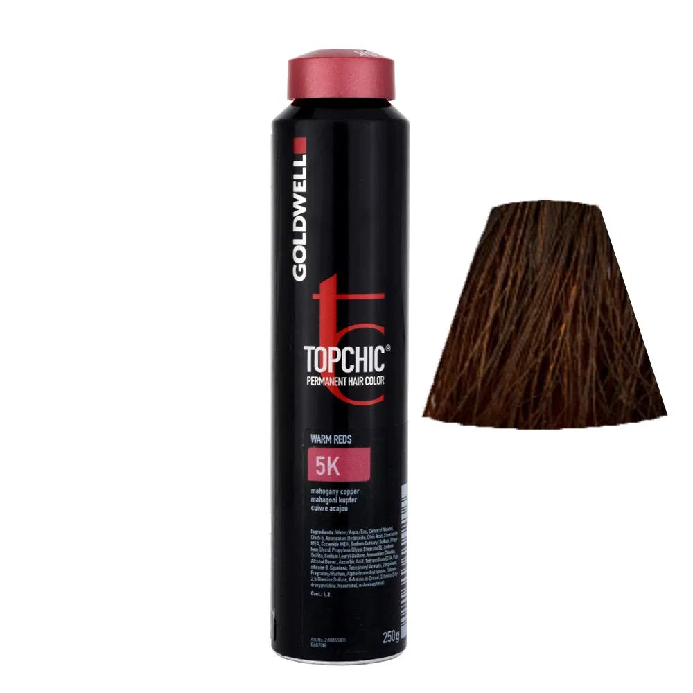 Краска для волос Goldwell Topchic Warm reds 5K Mahogany copper 250 мл Goldwell