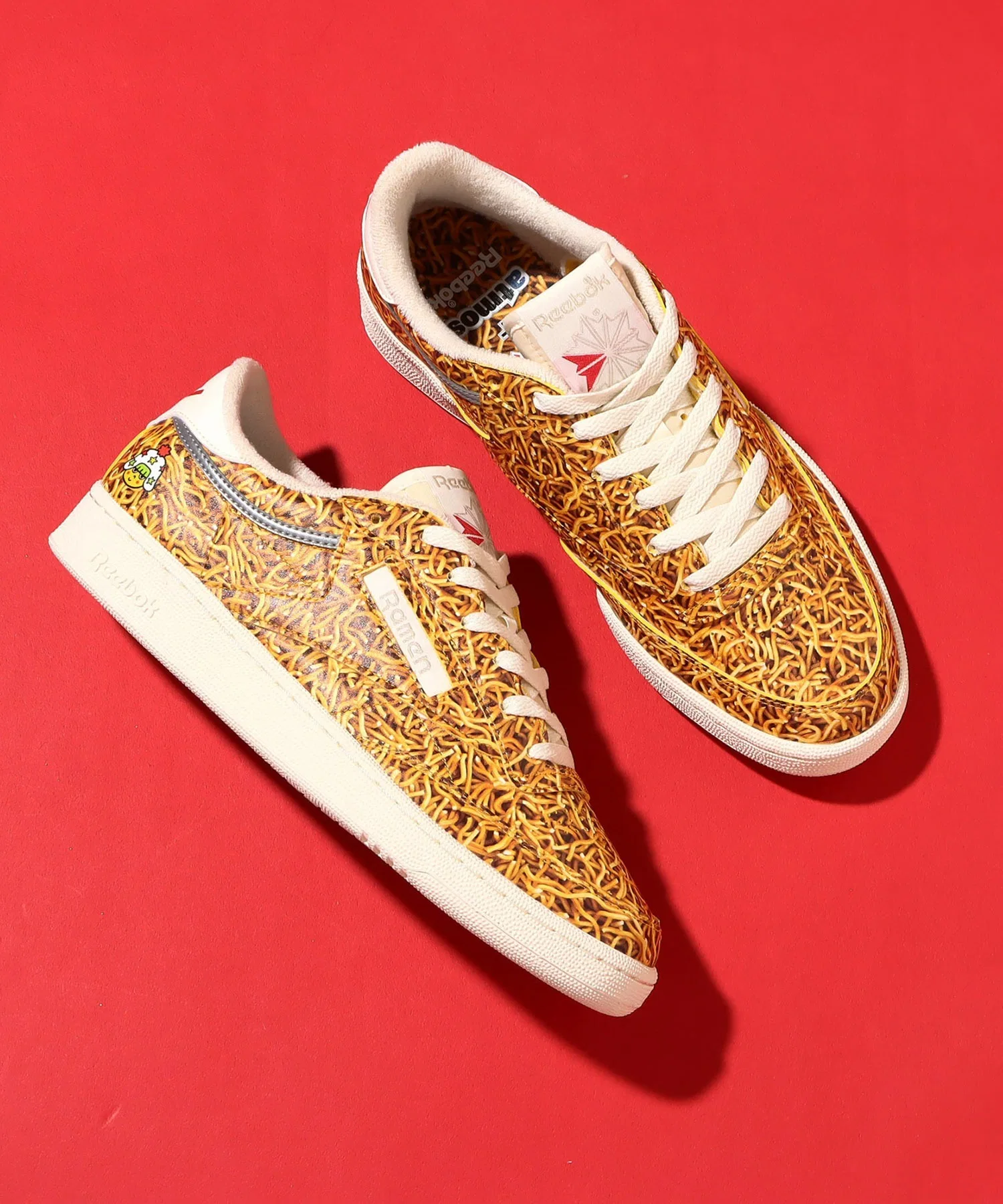 Унисекс кроссовки Reebok x atmos x BABY STAR CLUB C 85 AXB с принтом, белые