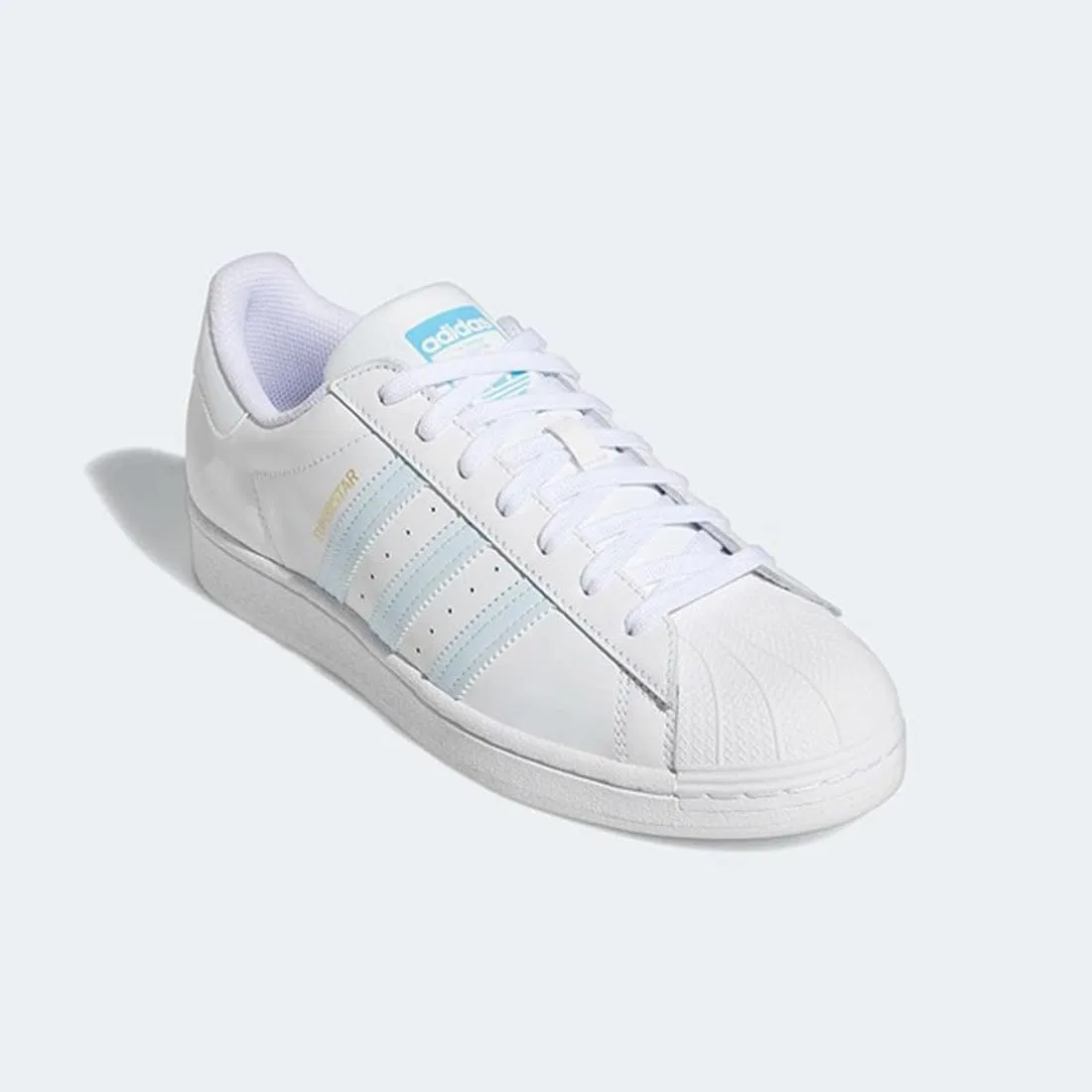 Кроссовки мужские Adidas, белый/голубой — фото 4