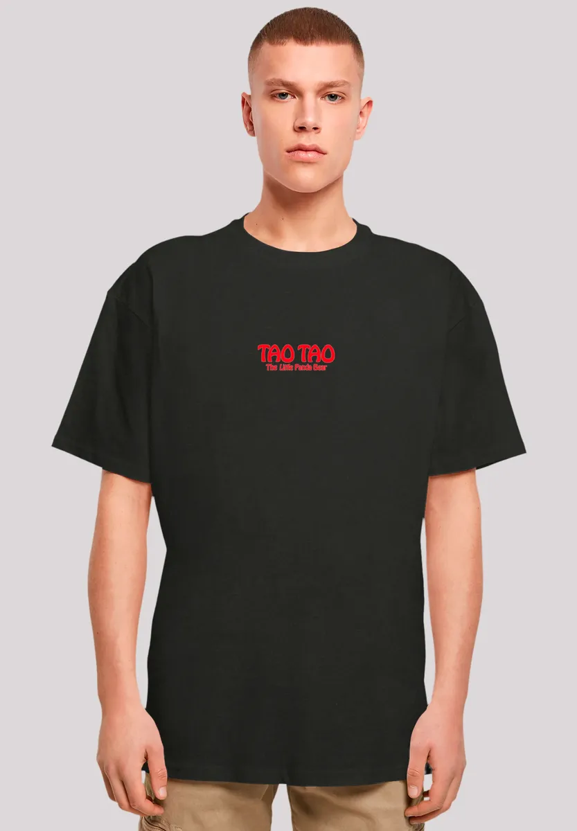 

F4NT4STIC Футболка "Tao Tao LOGO", Ретро, ​​Герои Детства, Телесериал, черный