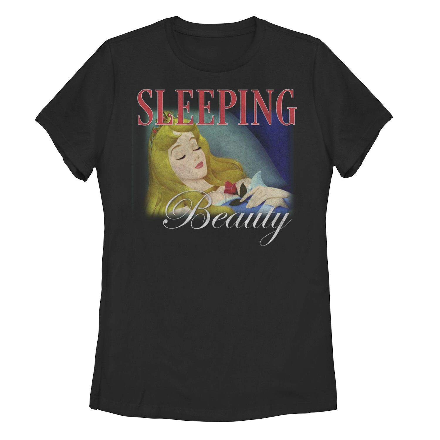 

Классическая футболка с портретом Disney's Sleeping Beauty Aurora для детей Licensed Character