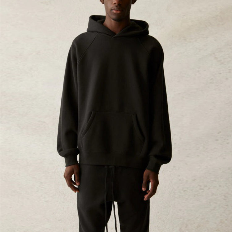 Худи Fear of God Essentials SS21 Hoodie 'Stretch Limo', черный — фото 4