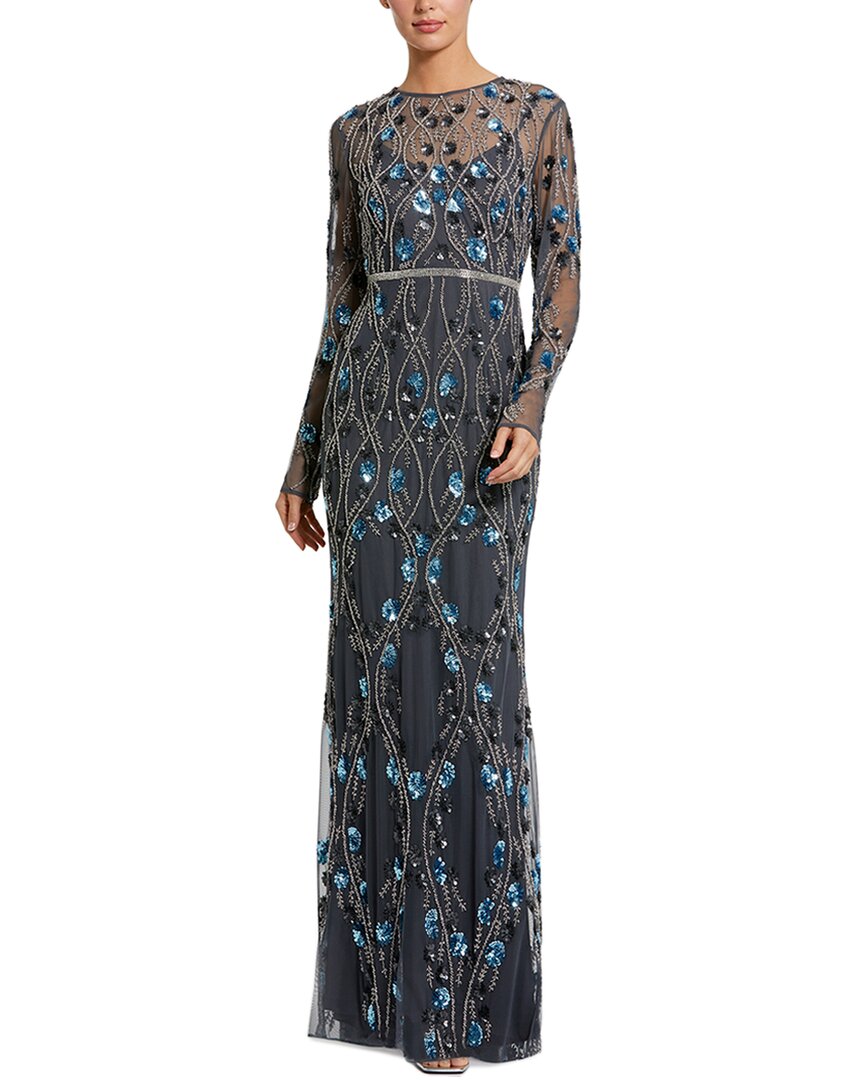 

Макси-платье Mac Duggal, серый