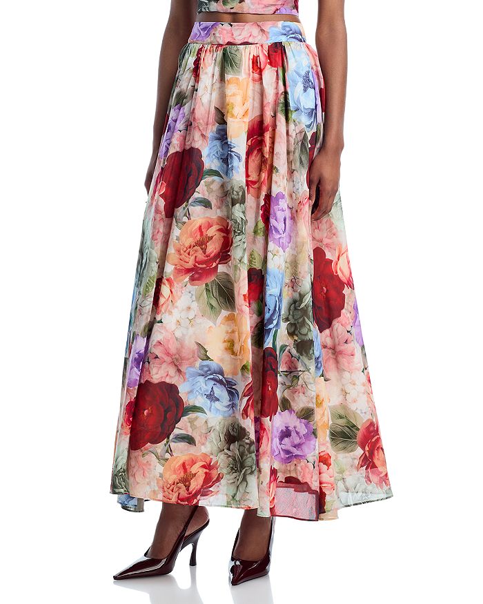 

Юбка Nilda с цветочным принтом Alice and Olivia, мультиколор