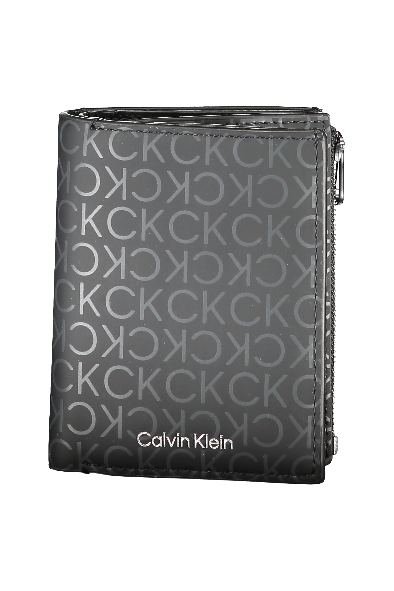 

Кошелек мужской Calvin Klein с 5 отделениями и фирменным принтом, черный