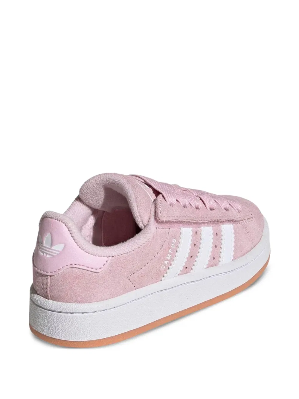 Кроссовки с логотипом в виде трех полосок Adidas, розовый — фото 3