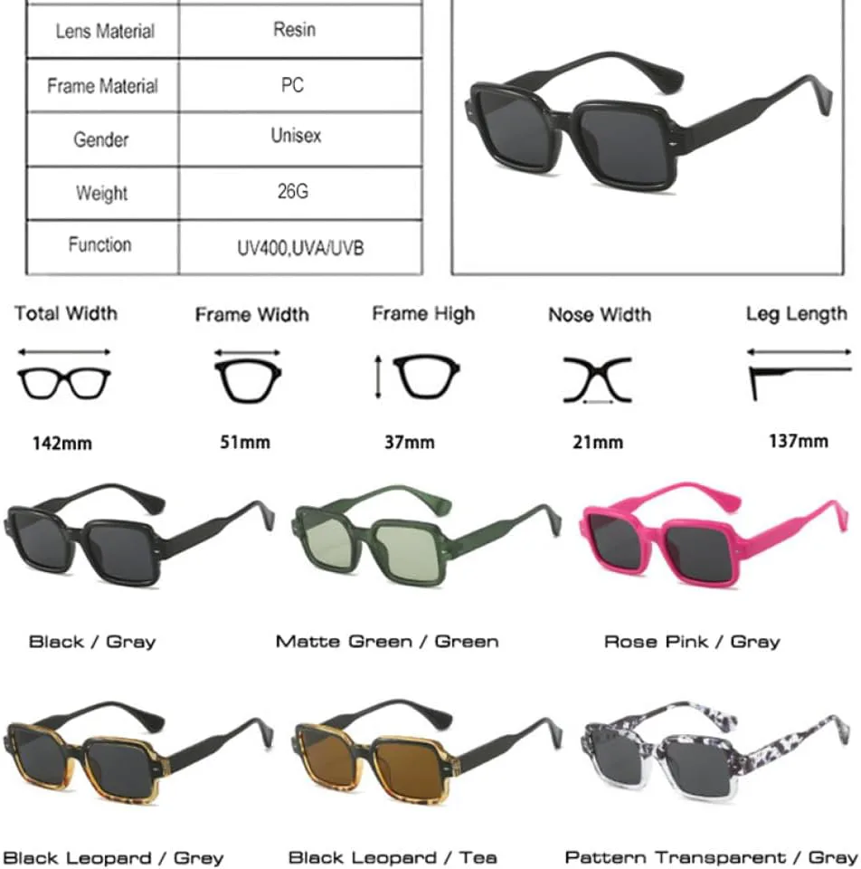 

Модные двухцветные солнцезащитные очки для женщин в винтажном стиле с заклепками, защита от УФ-излучения UV400, для мужчин – прозрачная оправа LVTFCO, Black Clear