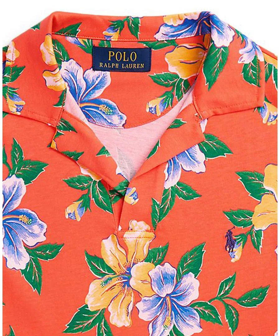 Футболка-поло с цветочным принтом для мальчиков 8-20 лет Polo Ralph Lauren — фото 3