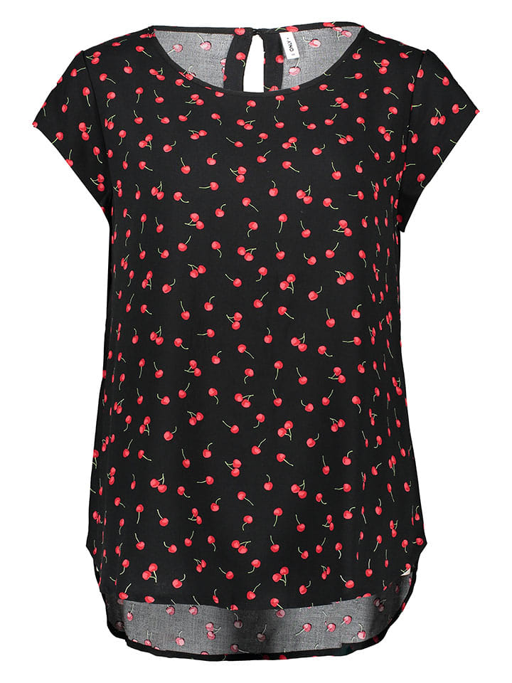 

Футболка ONLY, черный/красный