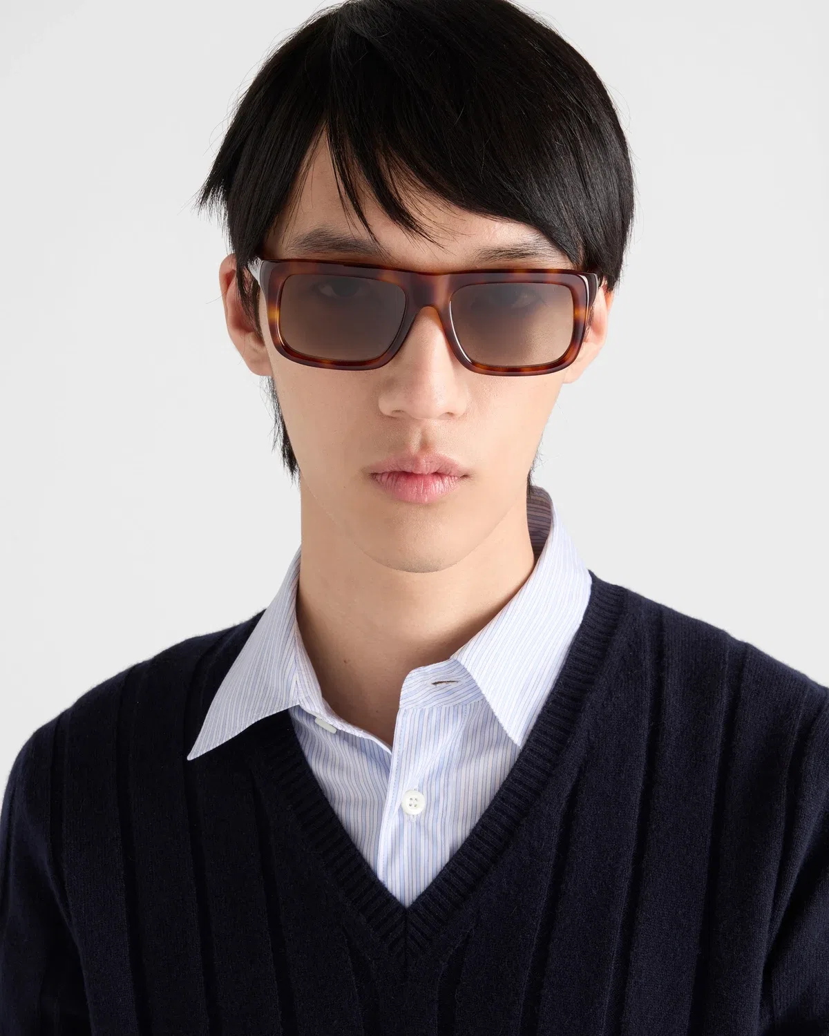 Солнцезащитные очки коллекции Prada Eyewear, коричневый — фото 2