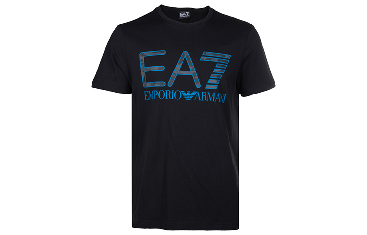 

Футболка мужская черная EA7 EMPORIO ARMANI