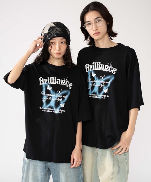 

Футболка с графическим принтом WEGO, разноцветная