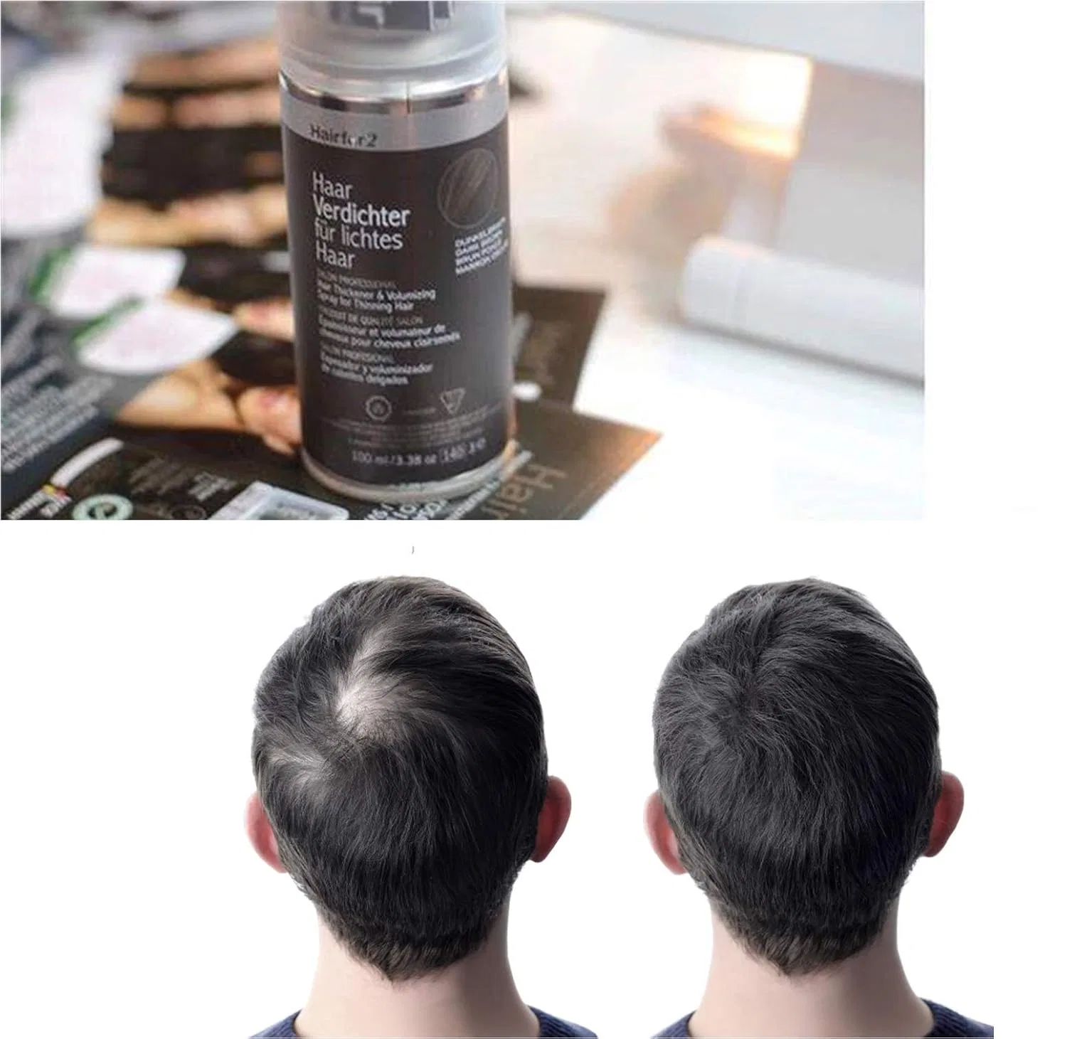 Загуститель для волос Hairfor2, 100 мл, разные цвета Hairfor 2 — фото 2
