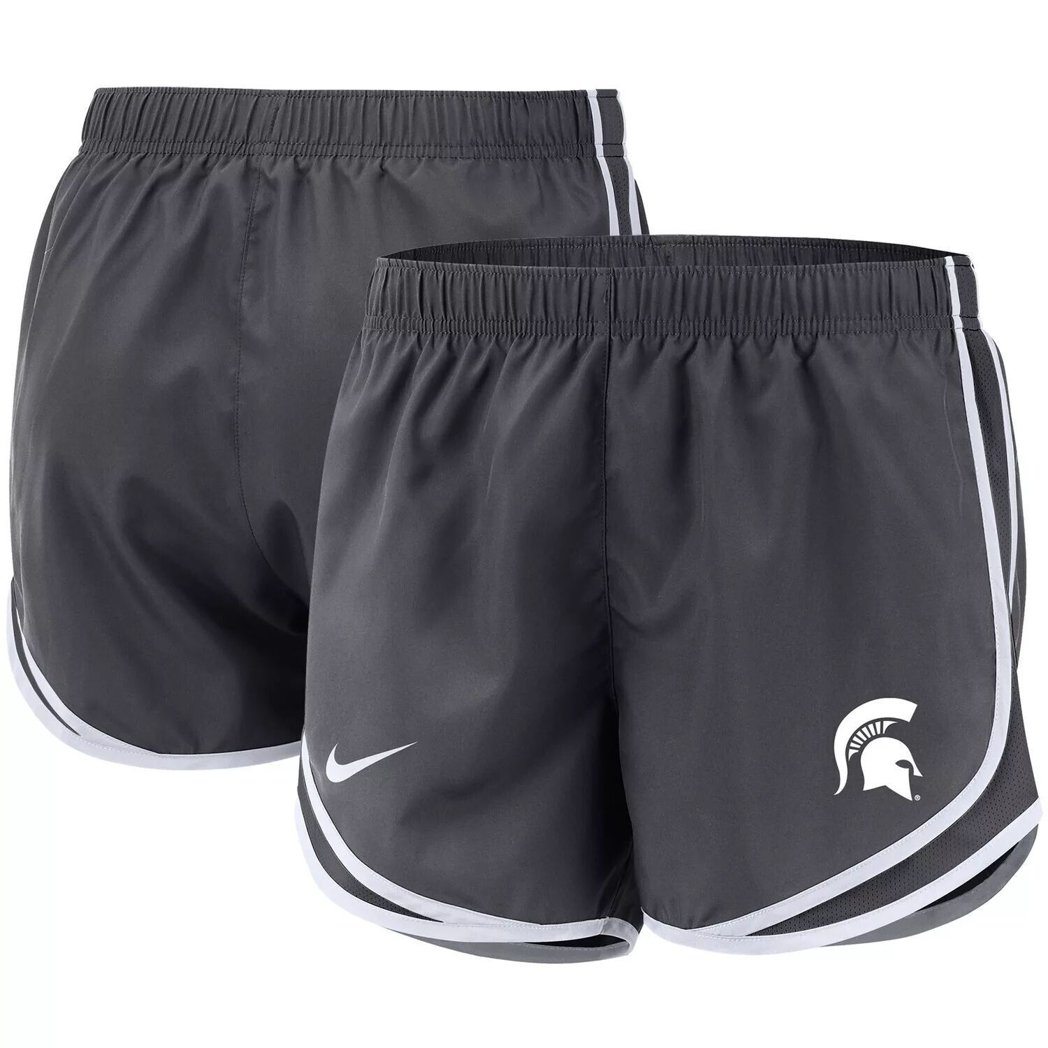 

Женские шорты Nike Anthracite Michigan State Spartans Team Tempo Performance Nike