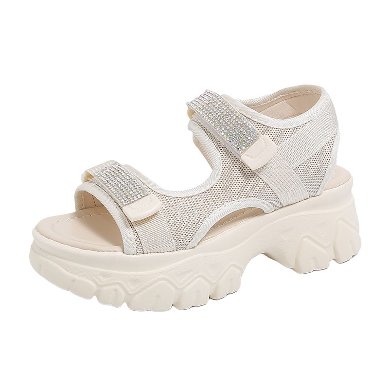 SUPEREDGE Пляжные сандалии женские бежевые, цвет Beige
