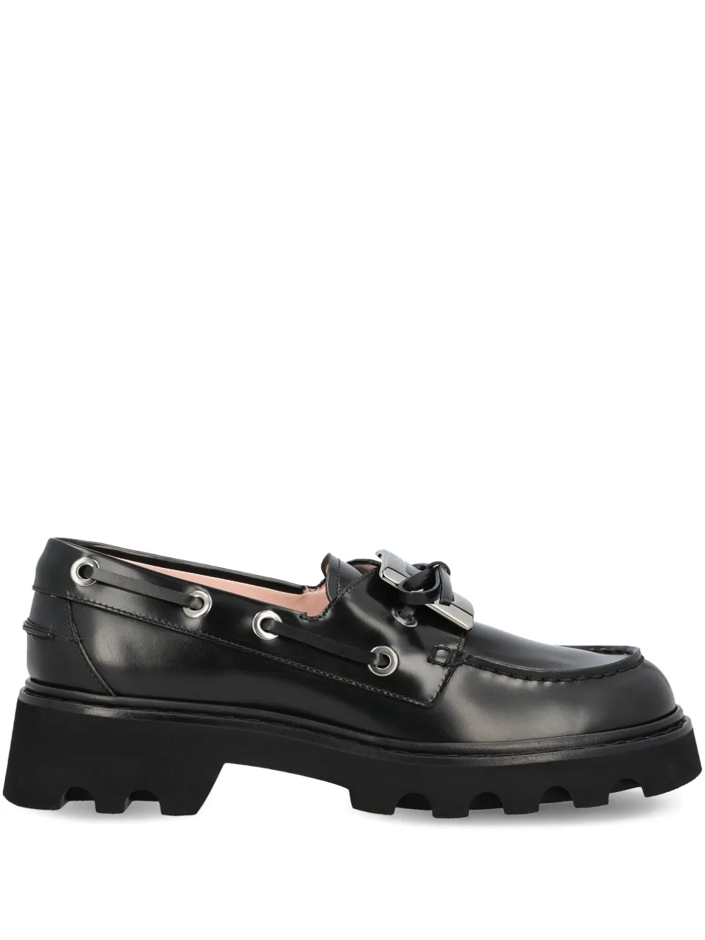 Лоферы с пряжкой Roger Vivier, черный