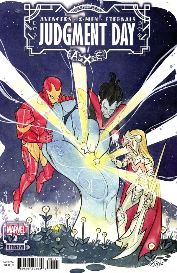 

A.X.E judgment Day #2 Peach Momoko Variant Cover with Rated Comics Acrylic Backer (Rated Comics)