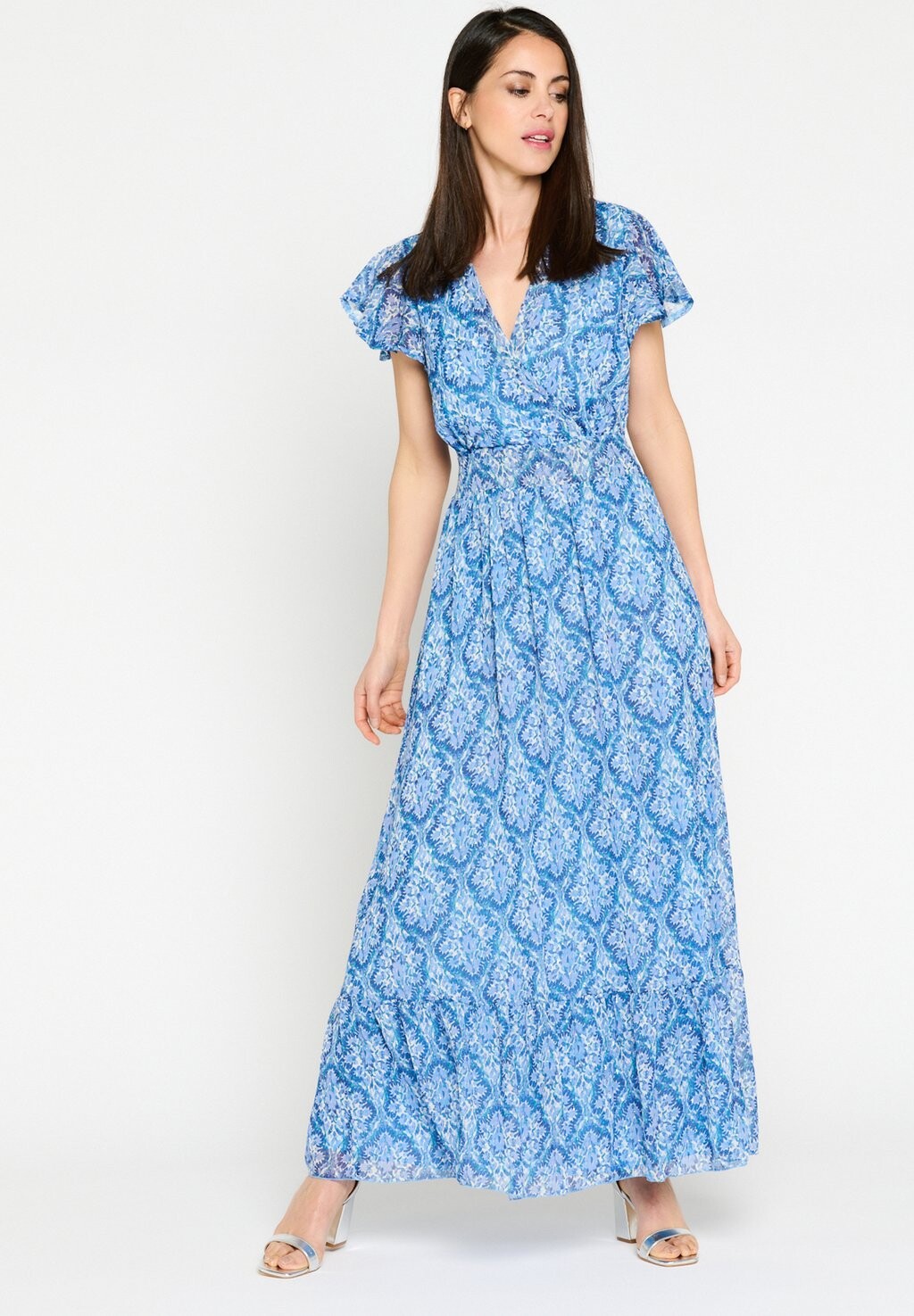 

Платье макси WITH PRINT LolaLiza, синий