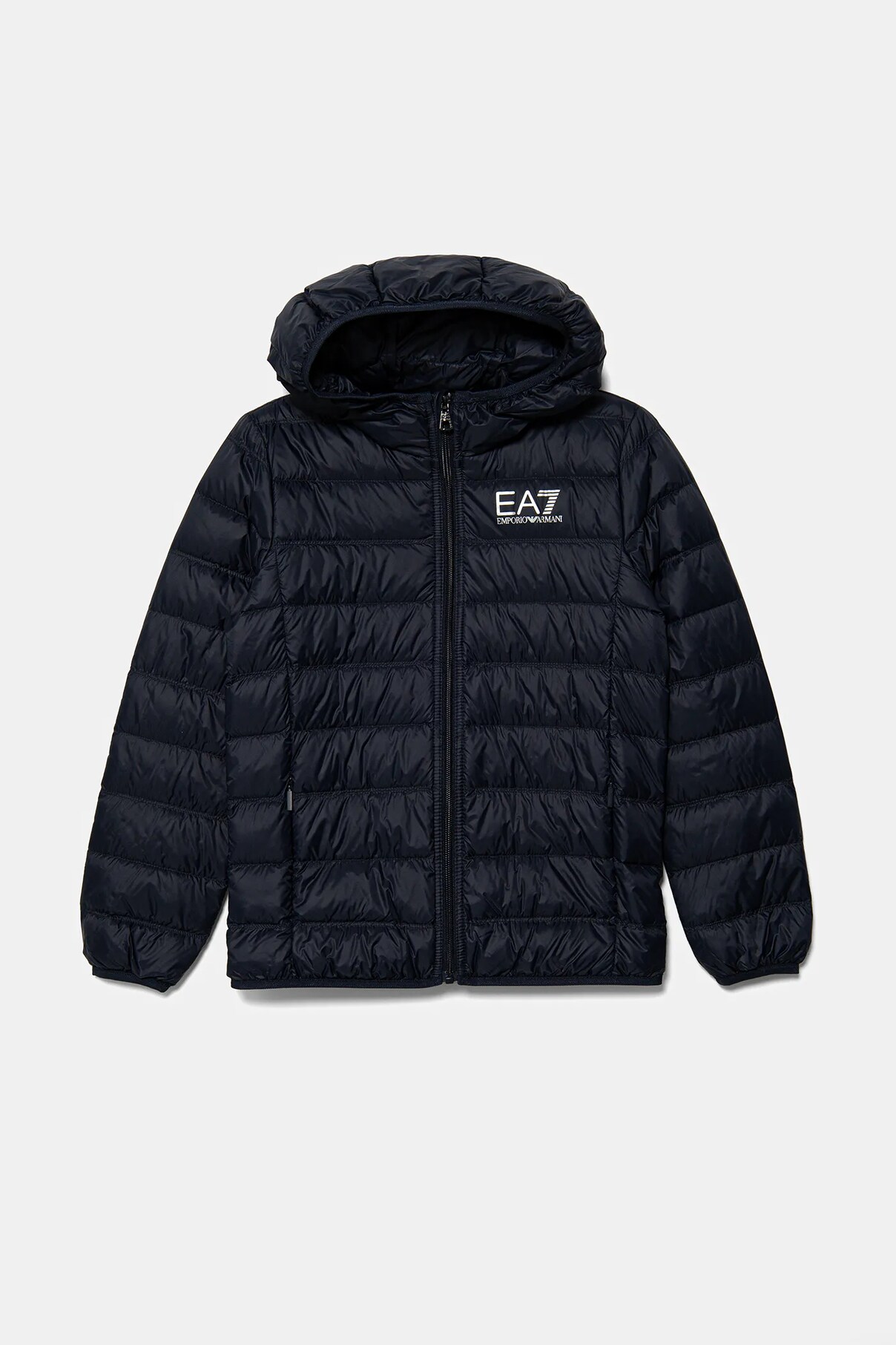 

Детский пуховик Ea7 Emporio Armani, темно-синий