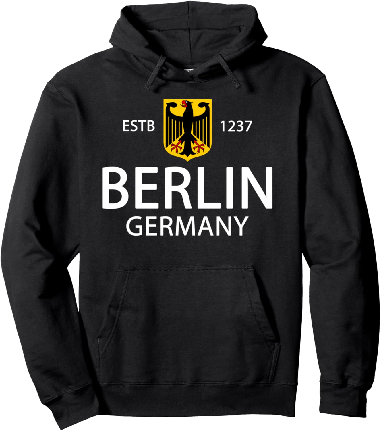 

Флаг Германии - История Германии - Берлин, немецкая толстовка Berlin Shirts & Germany Flag Tshirts & Merch Co., черный