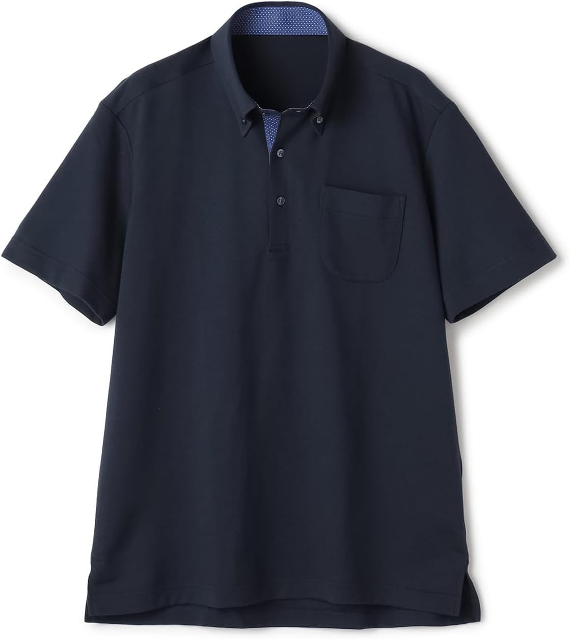 

Поло AOKI Cool с коротким рукавом, деловое, влагоотводящее, быстросохнущее, подходит для деловых встреч, игры в гольф и повседневной носки, синий