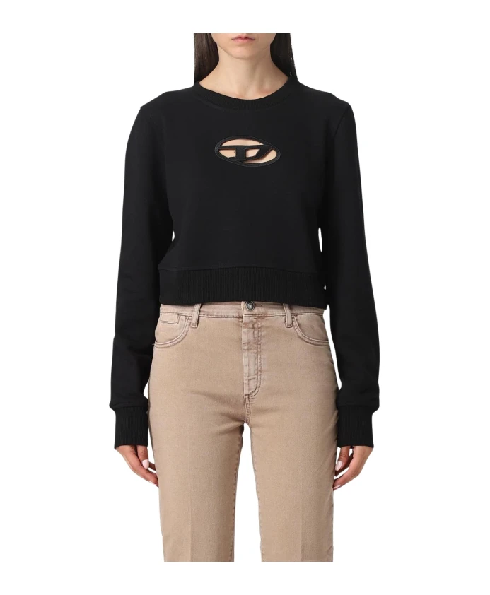 

Укороченная толстовка F-Slimmy-Od Diesel, черный