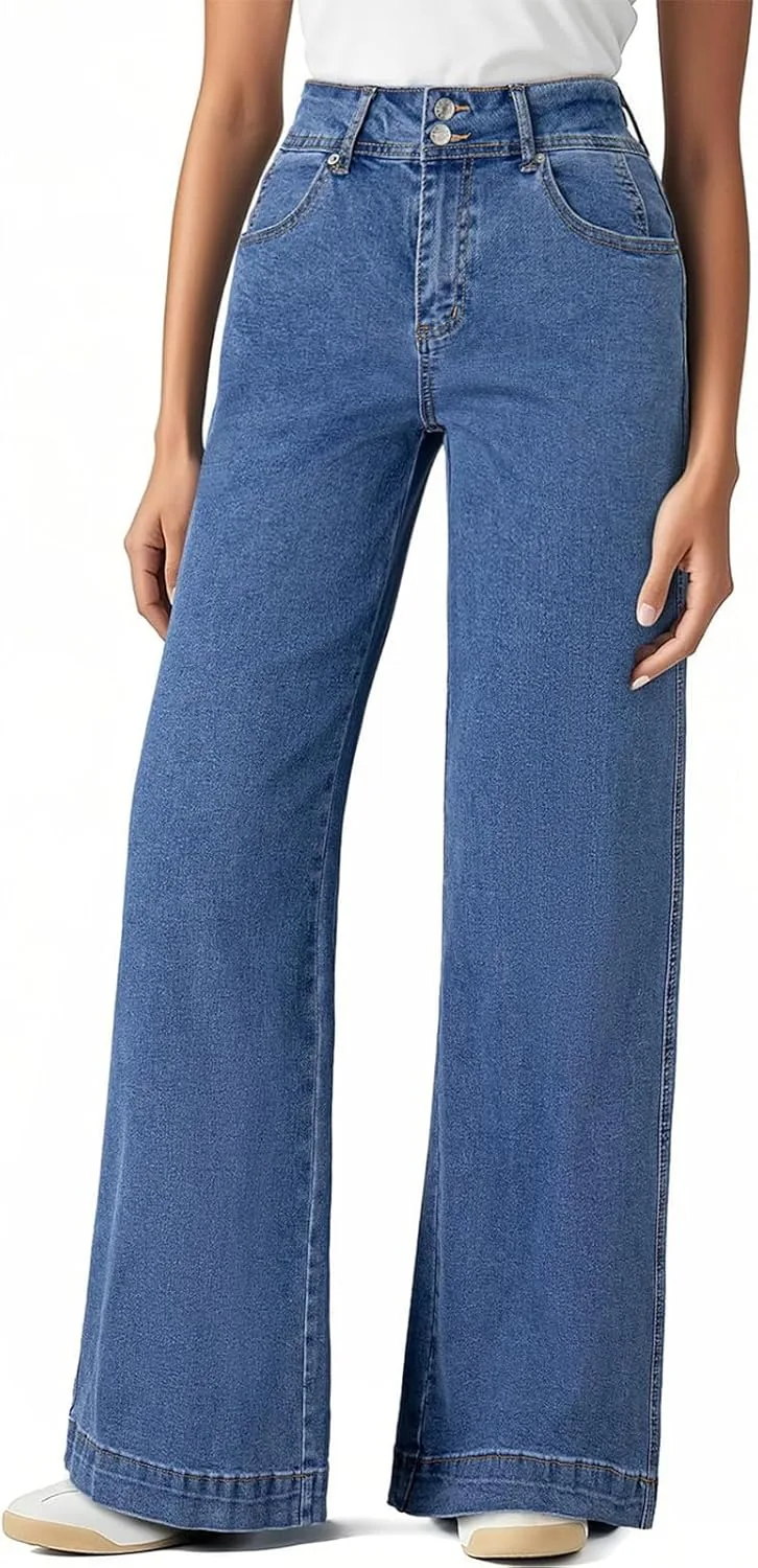 

Женские джинсы High Waisted Straight Leg Boyfriend с карманом