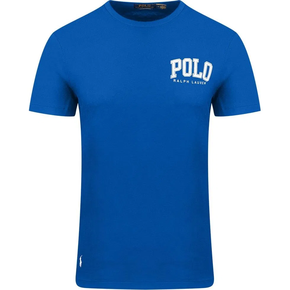 Футболка Custom Slim Fit с логотипом из джерси Polo Ralph Lauren, Blue