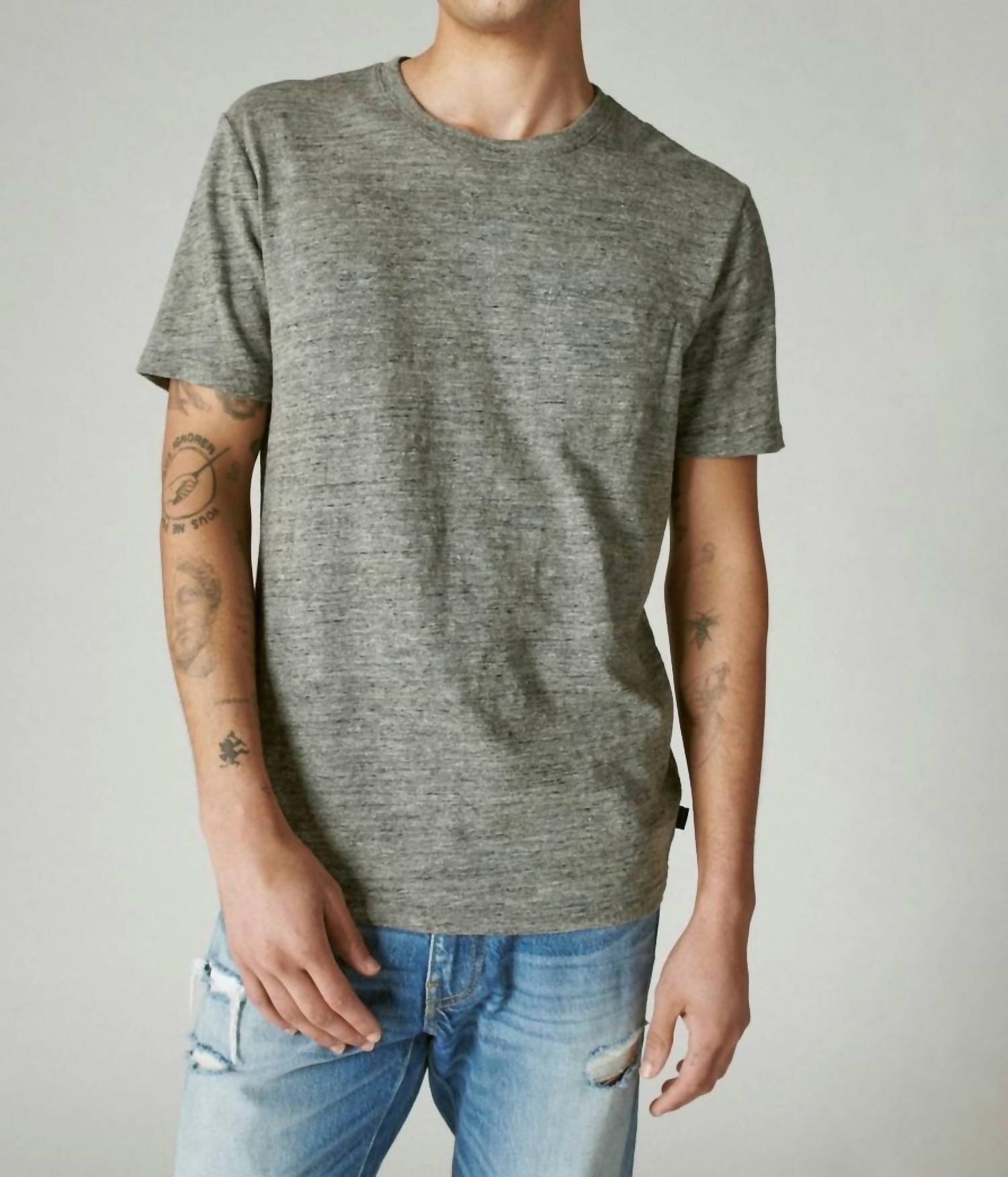 

Футболка женская Lucky Brand, цвет heather grey