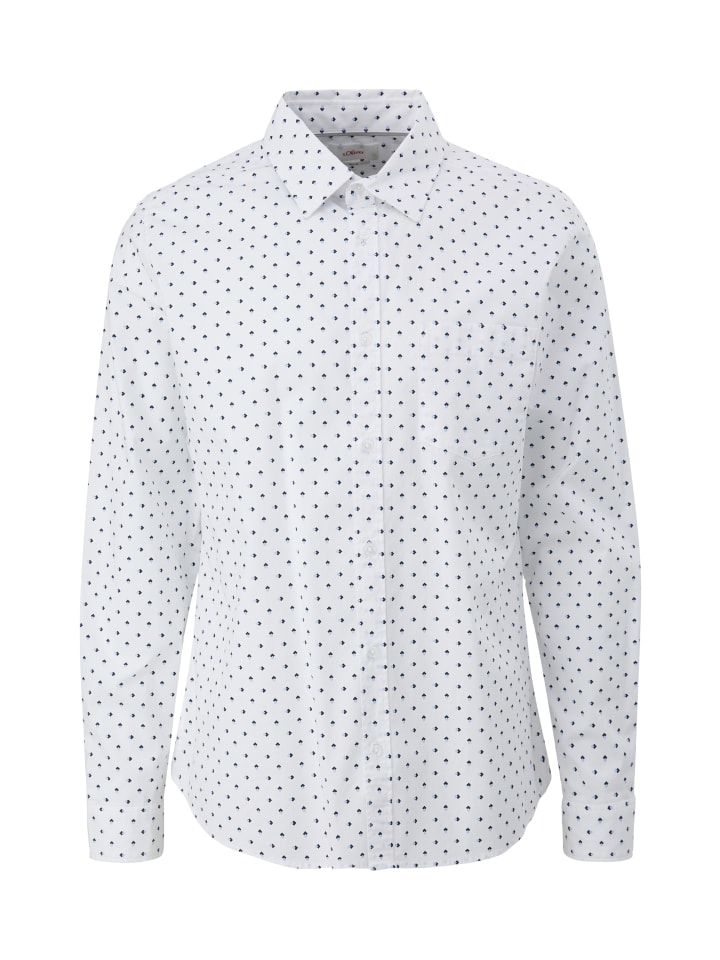 

s.Oliver Рубашка белого цвета (01A0_white)