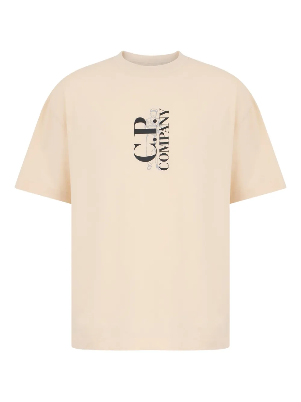 

Футболка с логотипом C.P. Company, нейтральный