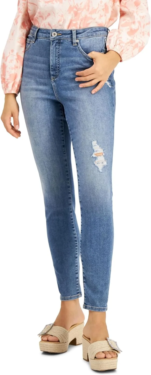 

International Concepts Женские джинсы High Rise Ripped Skinny