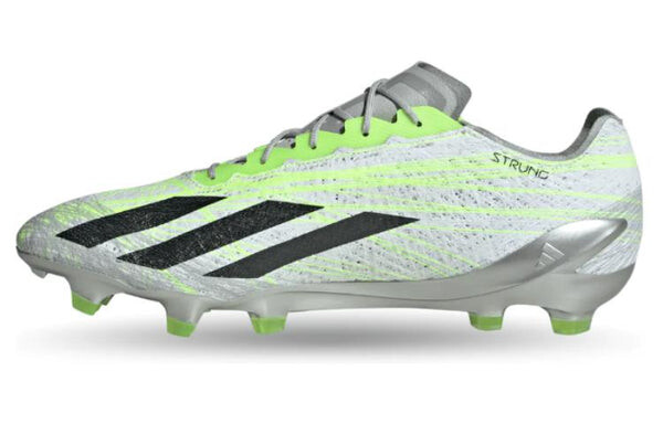 Кроссовки crazyfast нанизанные бутсы для футбола на твердой земле Adidas, зеленый — фото 2