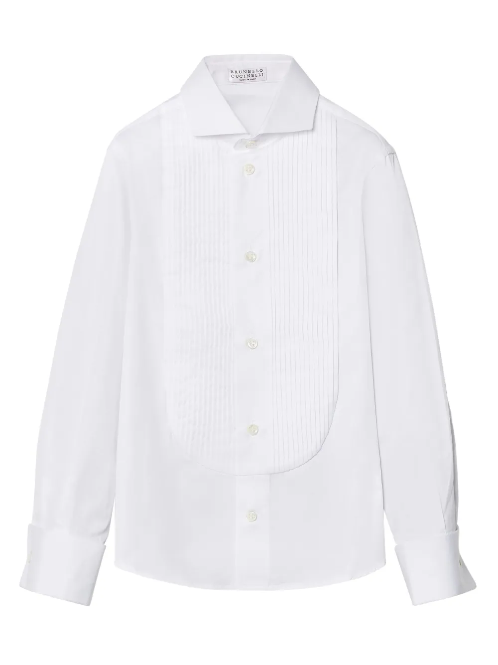 

Строгая рубашка Brunello Cucinelli Kids, белый